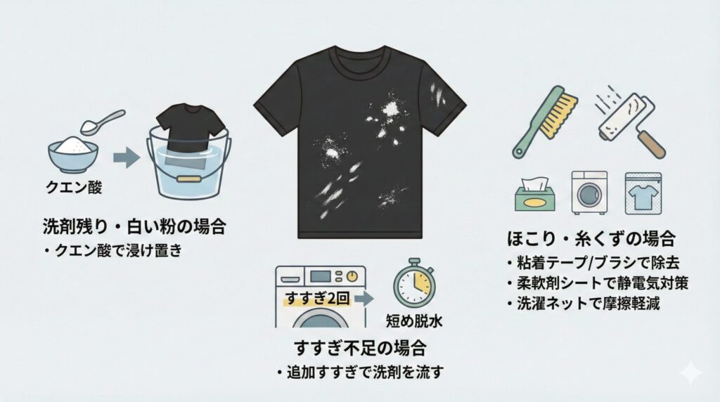 白い汚れを落とす方法｜状況別ケアの見出し画像