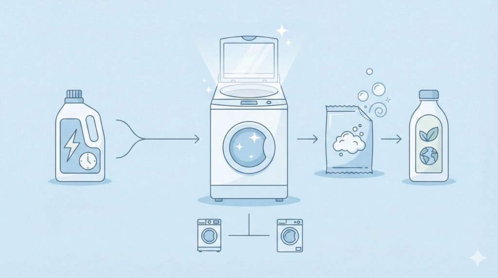 洗濯槽掃除の種類と選び方｜目的に合わせて使い分けるの見出し画像