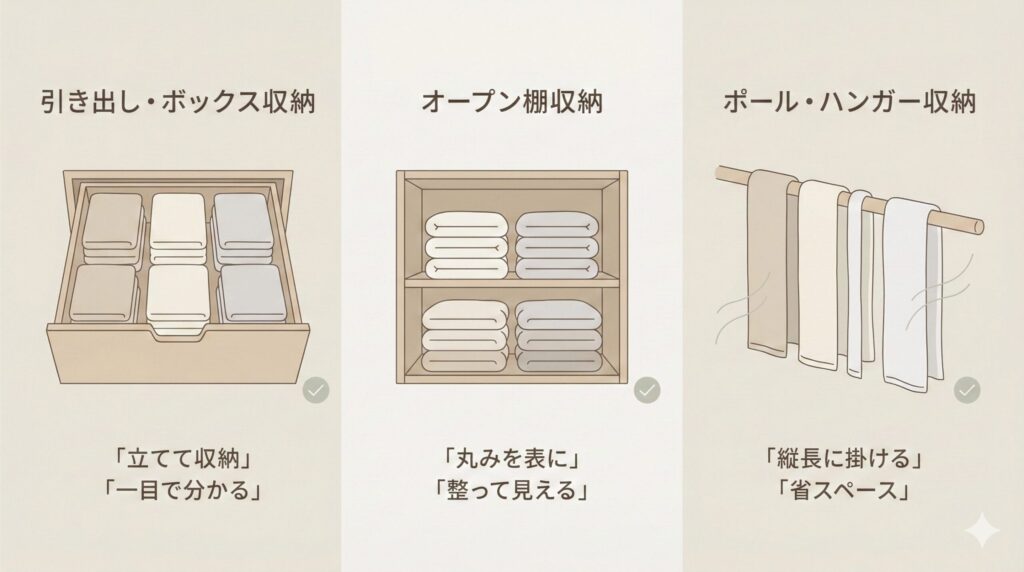 【場所別】タオルが使いやすく整うたたみ方の見出し画像